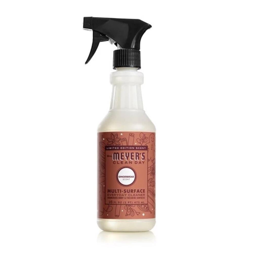 MRS. MEYER'S CLEAN DAY Multi-Surface Cleaner Spray 16oz GINGERBREAD Seasonal